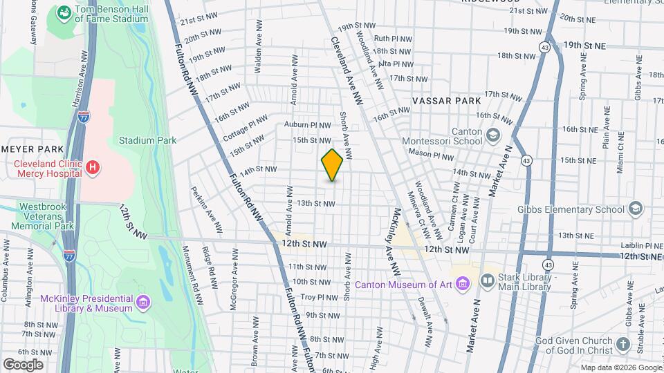 1331 Louisiana Ave NW Map and Location Details