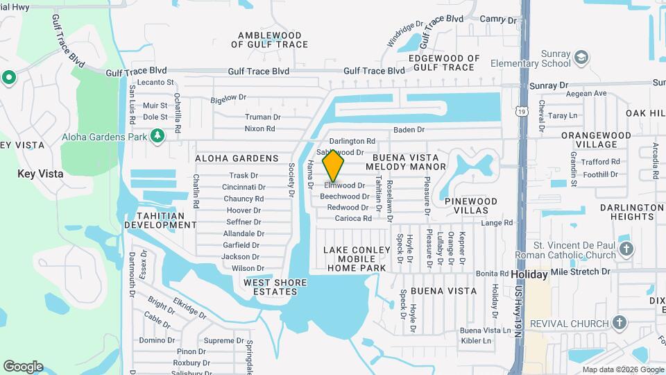 3742 Elmwood Dr Map and Location Details