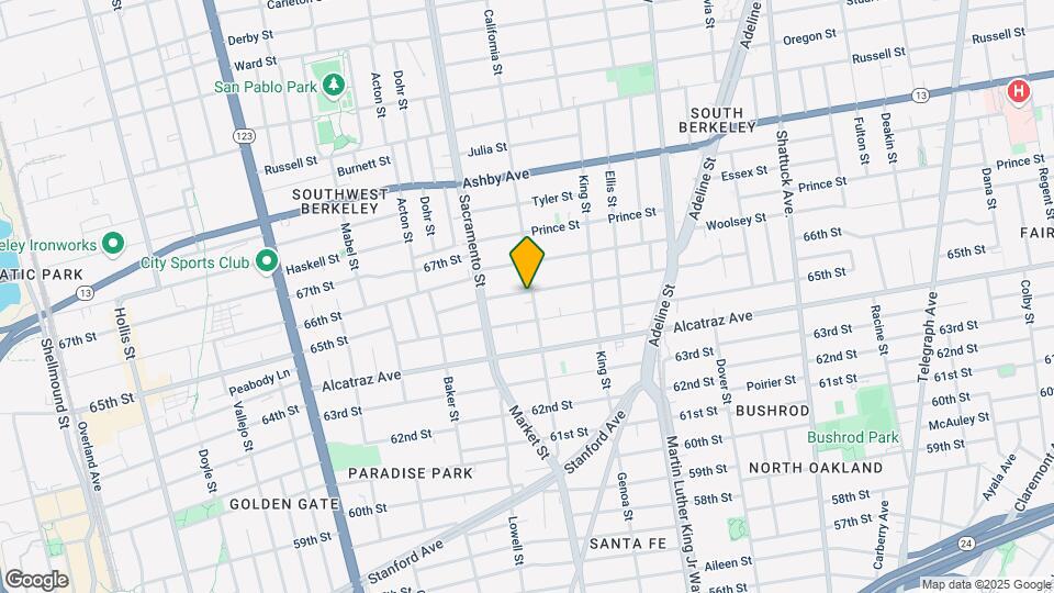 3200 California St Map and Location Details