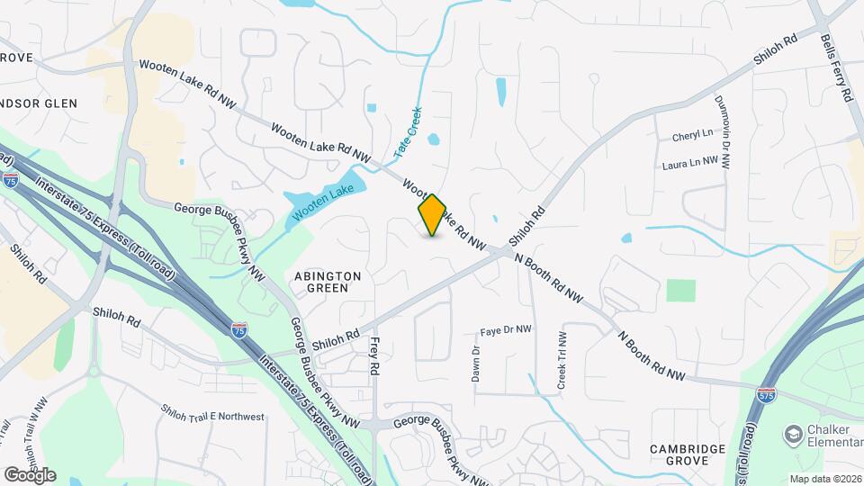 4242 Abington Walk NW Mapa y Detalles de la Ubicación