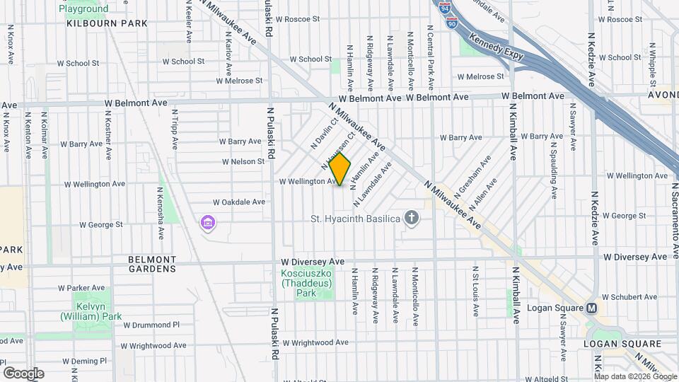 2947 N Avers Ave Map and Location Details