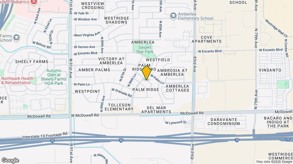 8557 W Monte Vista Rd Map and Location Details
