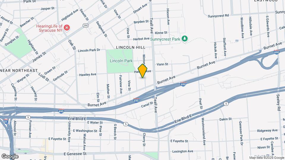 331 Winton St Map and Location Details