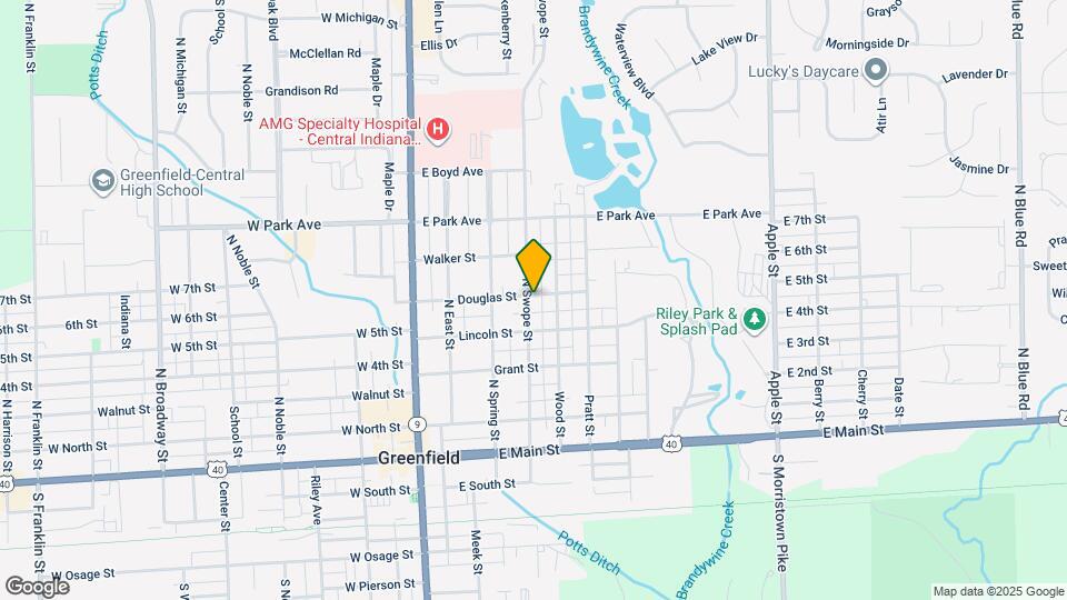 429 N Swope St Map and Location Details