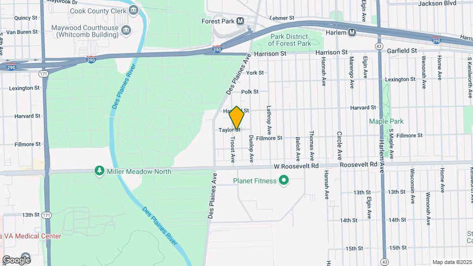 1038 S Troost Mapa y Detalles de la Ubicación
