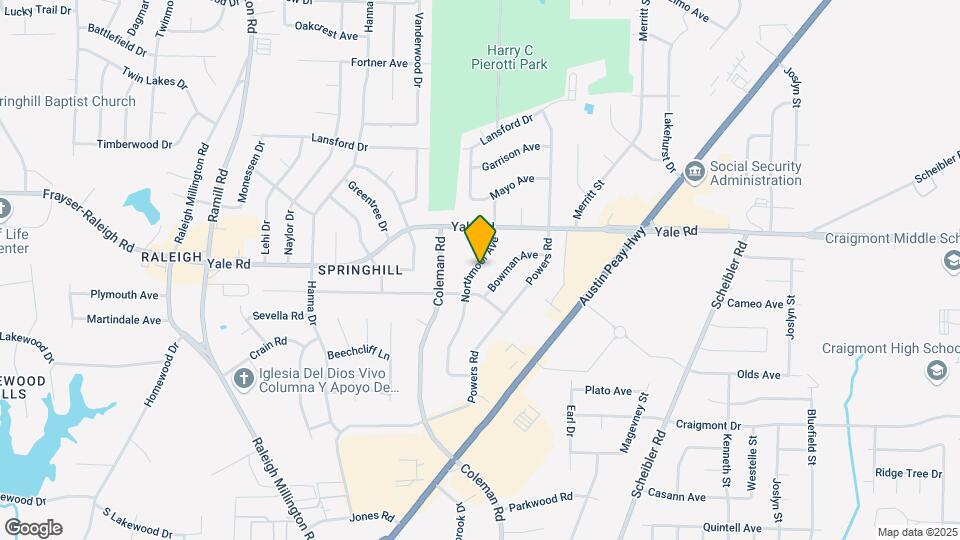 3470 Northmoor Ave Map and Location Details