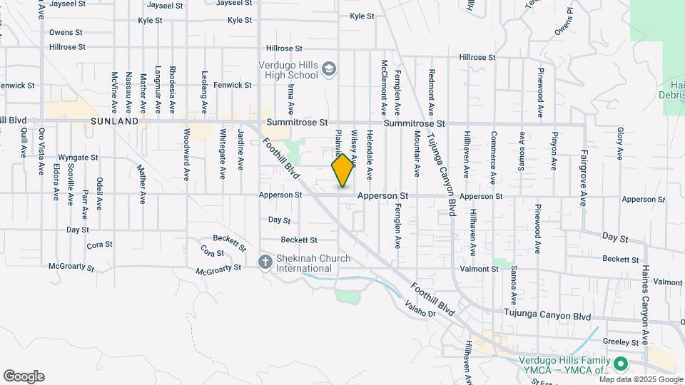 7561 Apperson St Mapa y Detalles de la Ubicación