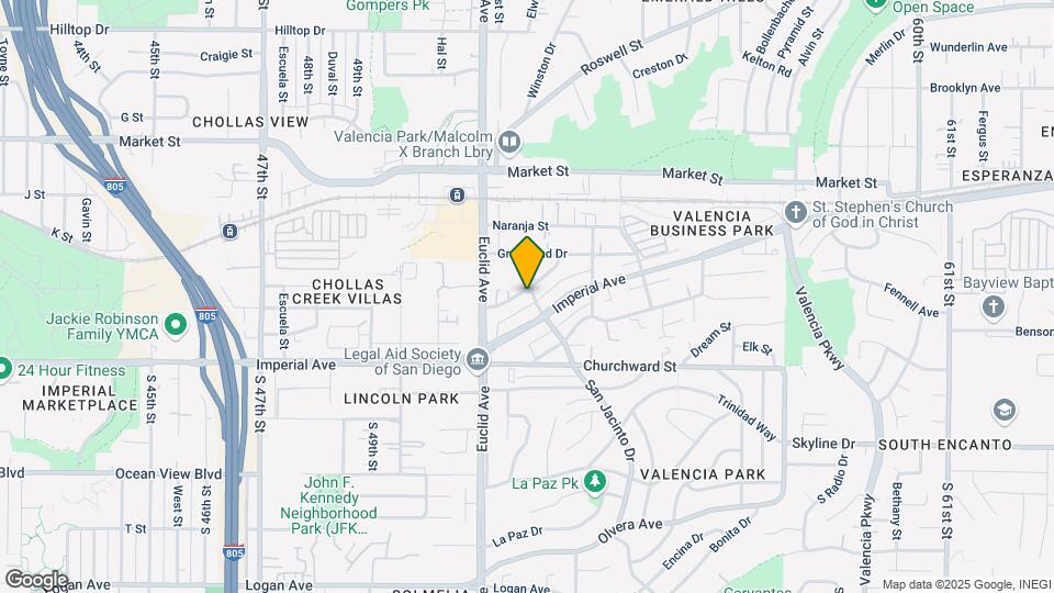 5179-5181 Castana St Map and Location Details