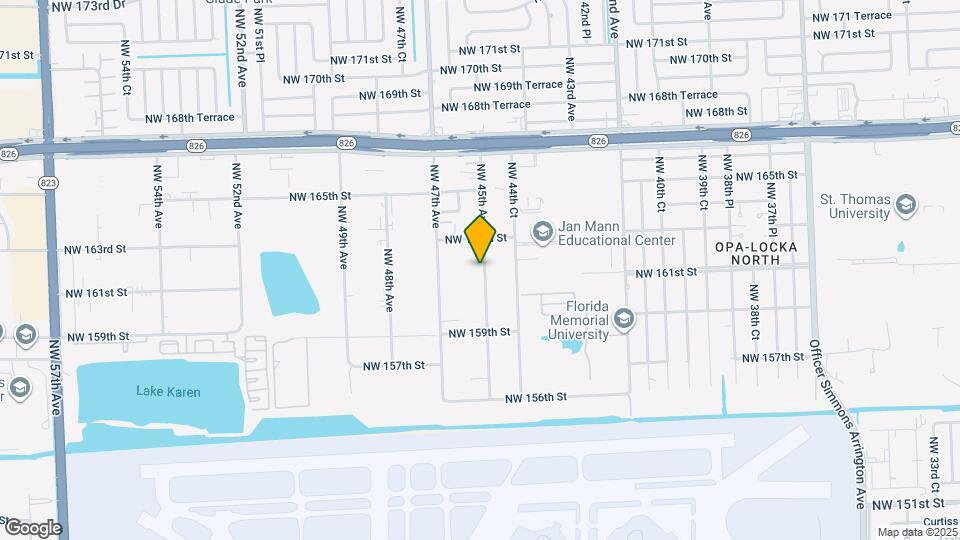 16120 NW 45th Ave Map and Location Details
