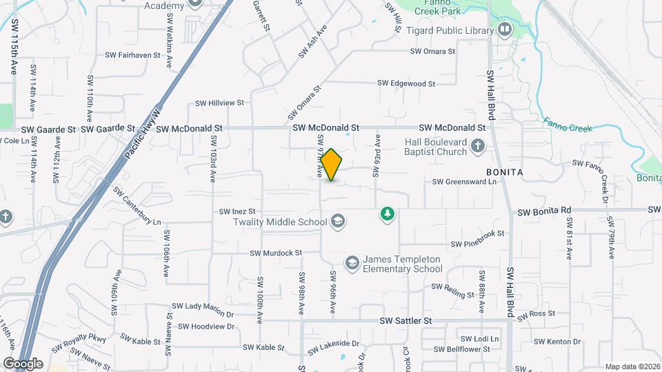 9582 SW Jubilee Ct Mapa y Detalles de la Ubicación