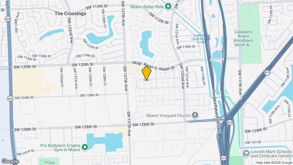 12471 SW 123rd St Map and Location Details