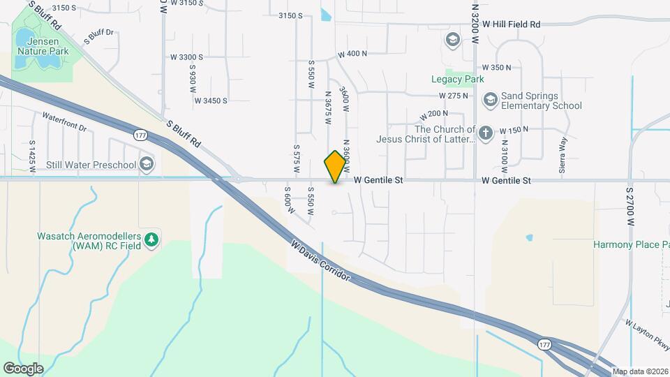 3645 W Gentile St Map and Location Details