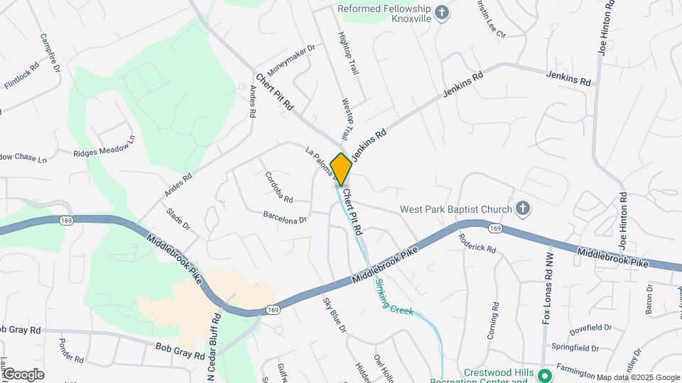 1301 Chert Pit Rd Map and Location Details