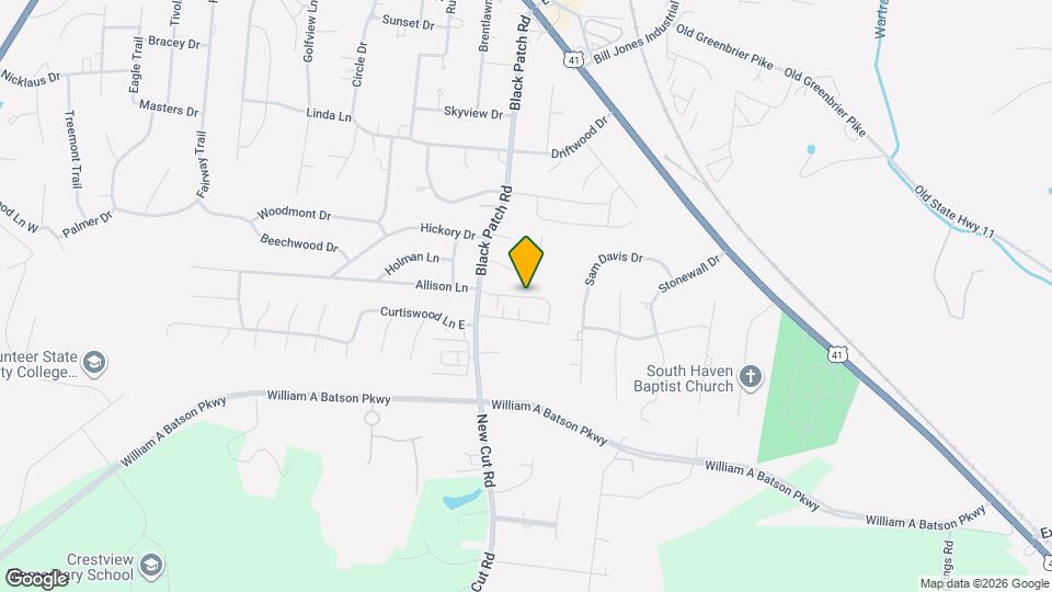 1117 Javier Dr Map and Location Details