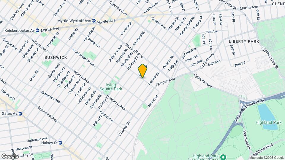 321 Schaefer Street Mapa y Detalles de la Ubicación