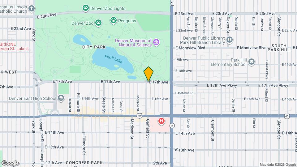 3710 E 17th Ave, Unit 200 Map and Location Details