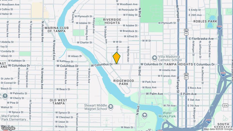 902 W Columbus Dr Map and Location Details