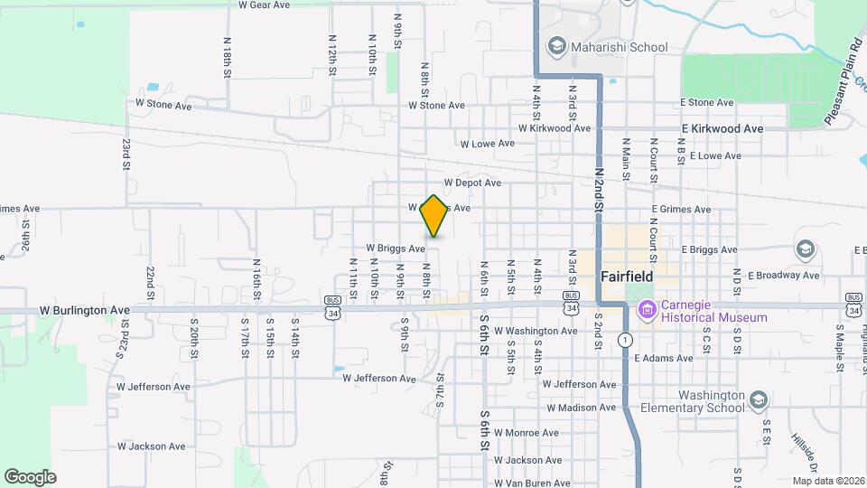 703 W Briggs Ave, Unit W Briggs Duplex Map and Location Details