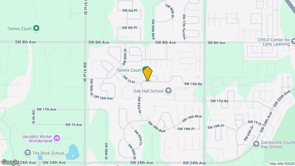 8821 SW 13th Rd Map and Location Details