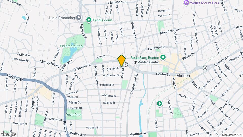 2 Chester St, Unit 1 Mapa y Detalles de la Ubicación