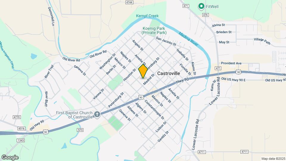 Castroville Village Map and Location Details