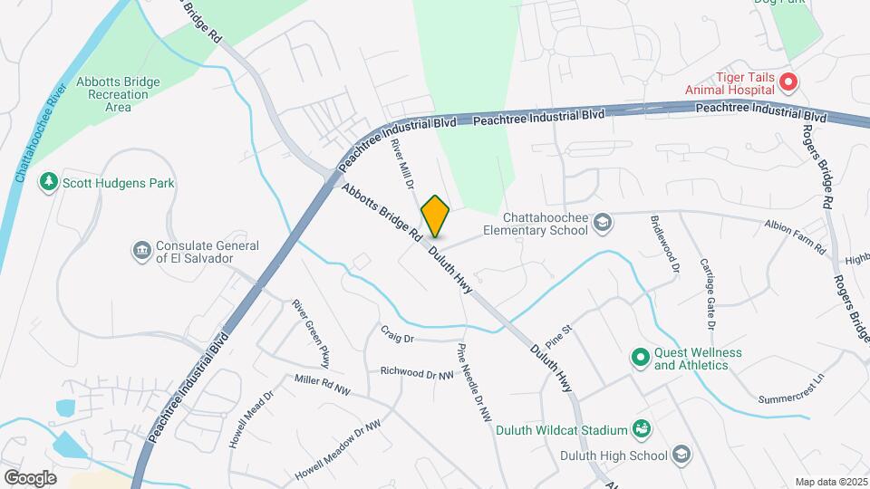 4108 Abbotts Bridge Rd Map and Location Details