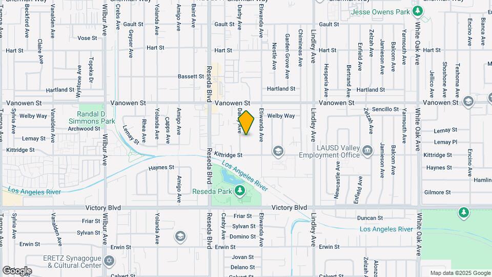 6640-6652 Darby Ave Mapa y Detalles de la Ubicación