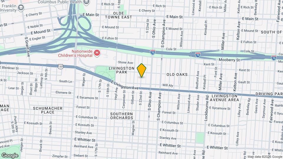 696 S 22nd St Map and Location Details