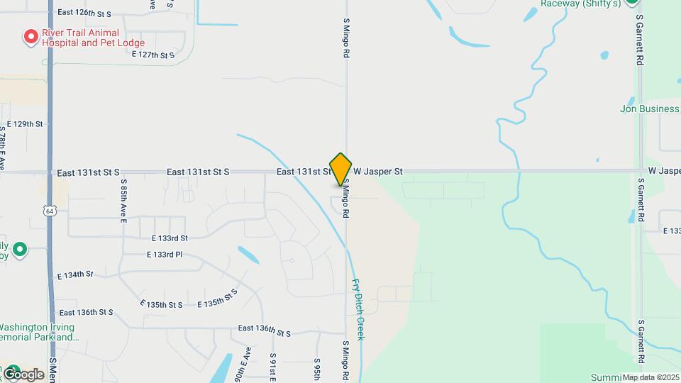 10209 E 132nd St S Map and Location Details