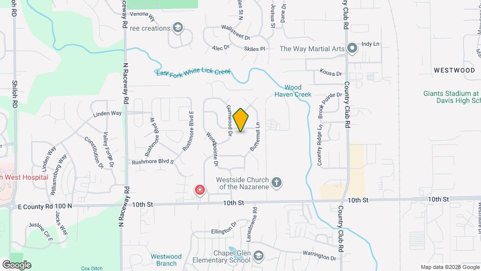 1324 Lansdowne Rd Map and Location Details