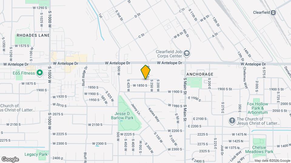 309 W 1800 S Mapa y Detalles de la Ubicación