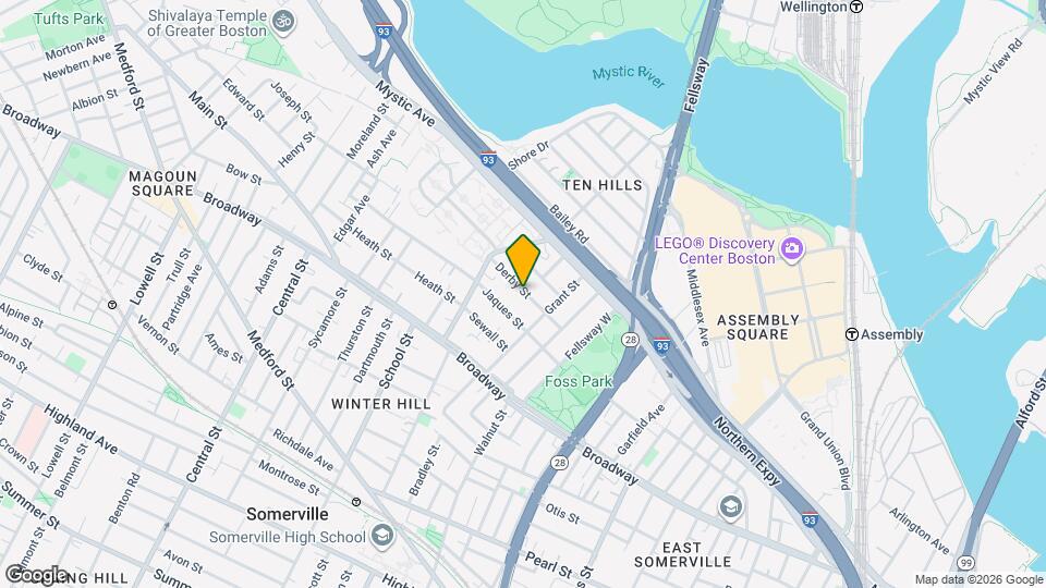 40 Derby St, Unit 3 Map and Location Details