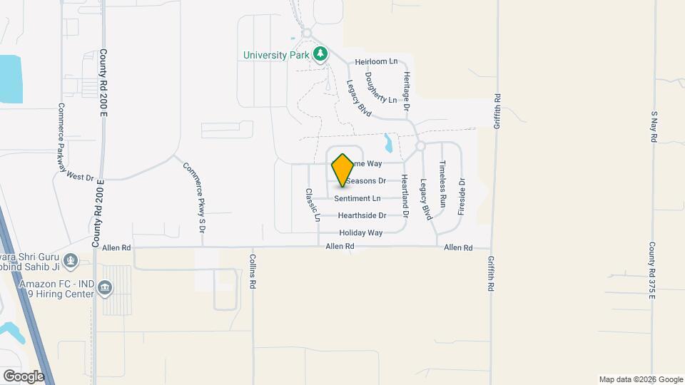 2916 Sentiment Ln Mapa y Detalles de la Ubicación