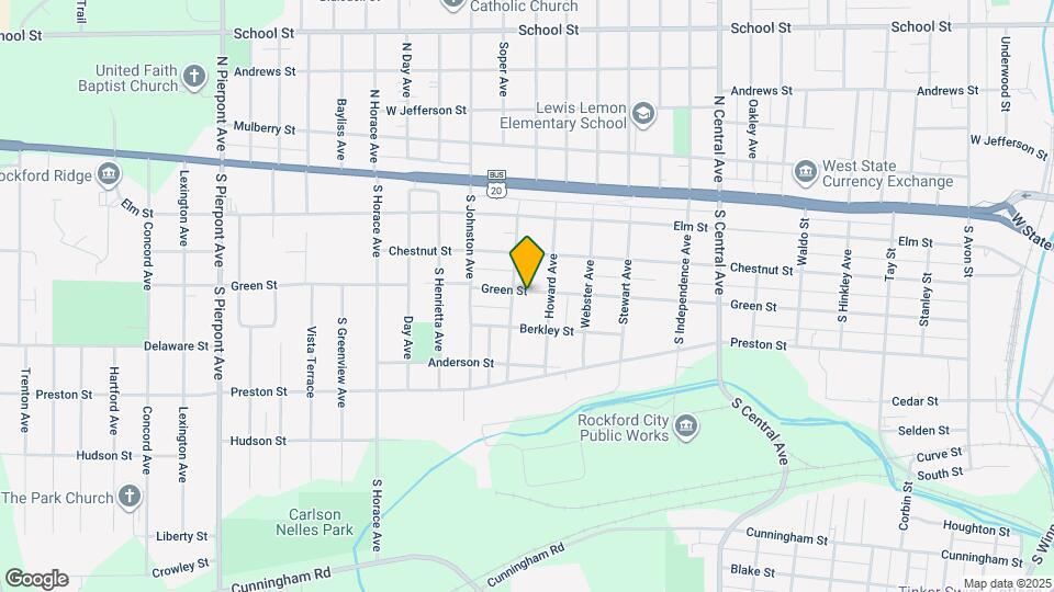 2218 Green St Map and Location Details