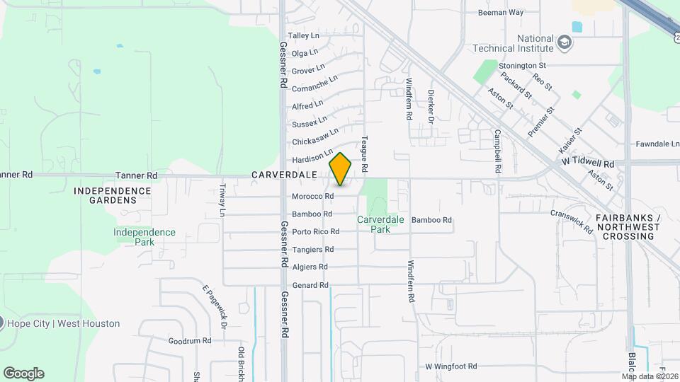 10022 Morocco Rd Map and Location Details