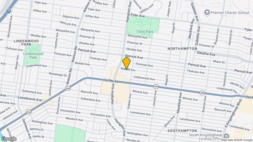 5816 Mardel Ave Map and Location Details