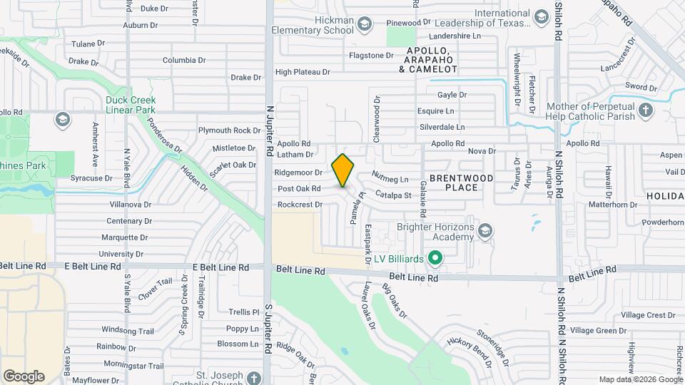 3314 Ridgemoor Dr Map and Location Details