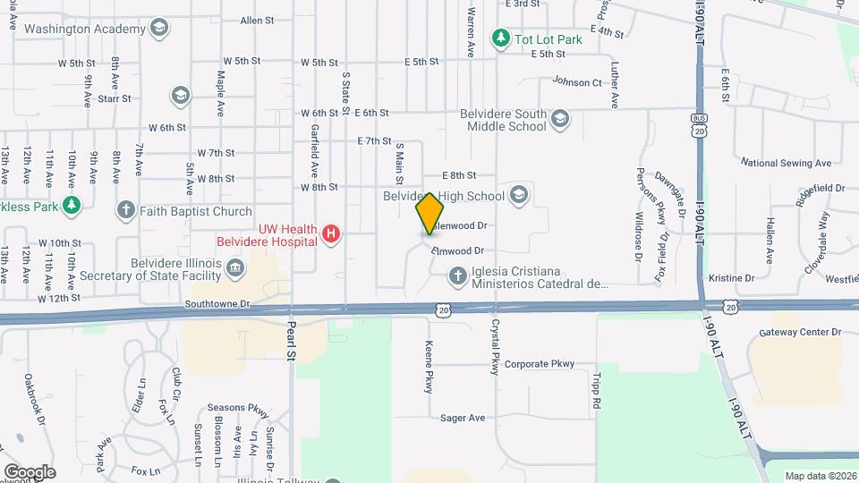 404 Elmwood Dr Mapa y Detalles de la Ubicación