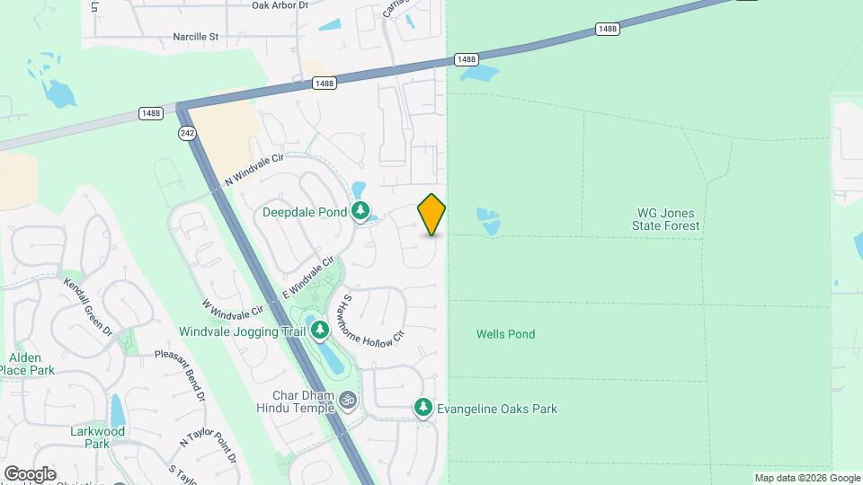 95 E Whistlers Bend Cir Map and Location Details