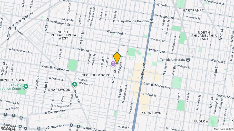 1803 N 17th St Map and Location Details