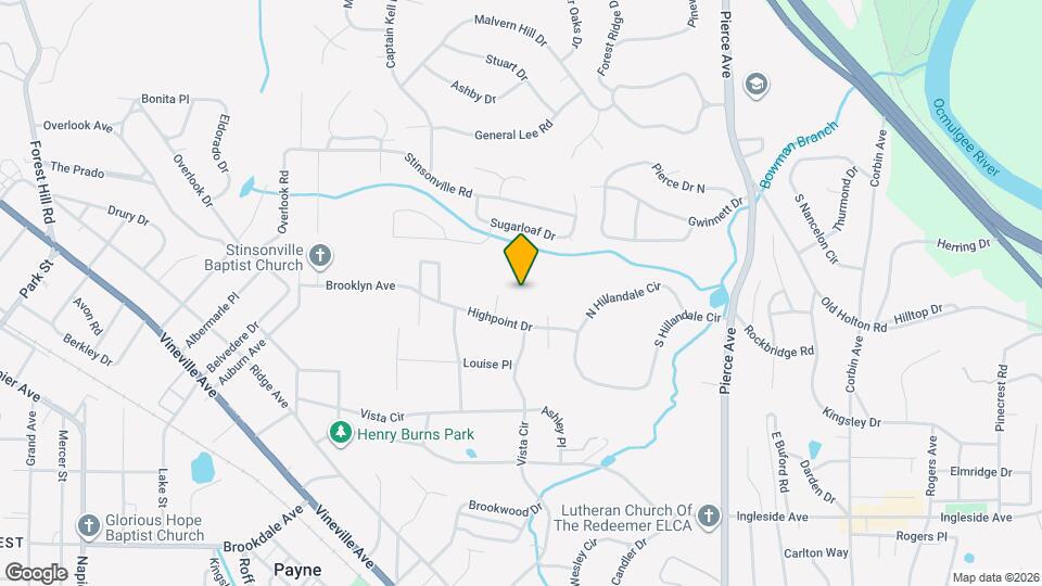 620 Laverne Pl Map and Location Details