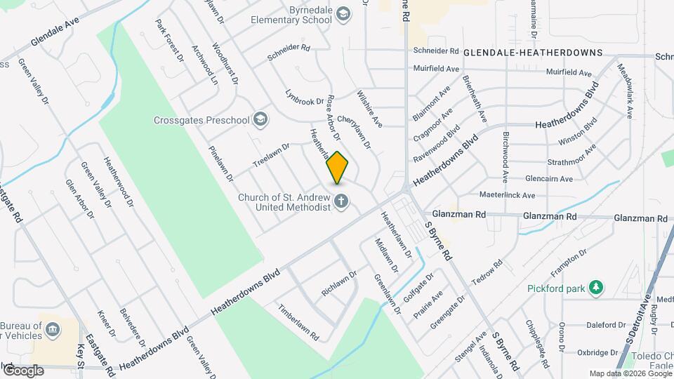 4415 Oak Creek Ln Map and Location Details