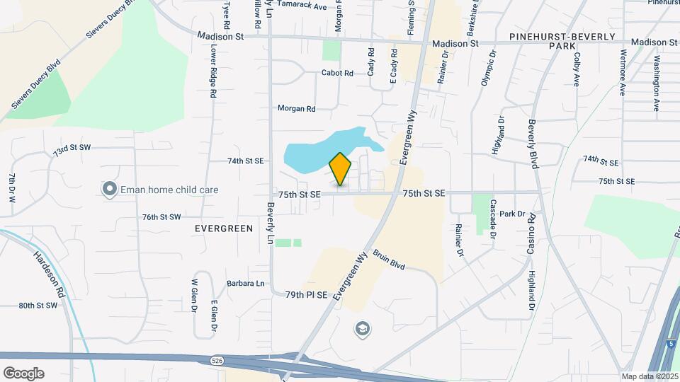 615 75th St SE Map and Location Details