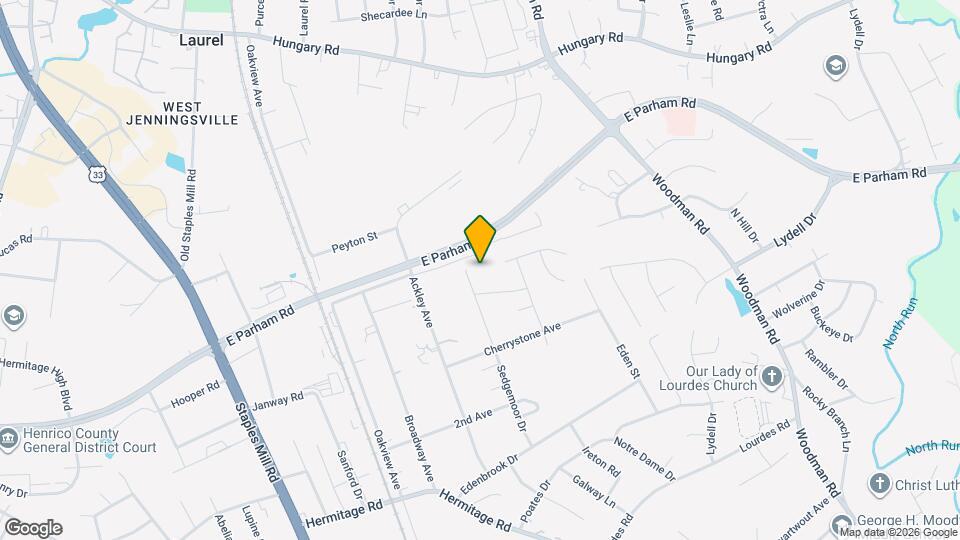 8705 Sedgemoor Dr Mapa y Detalles de la Ubicación