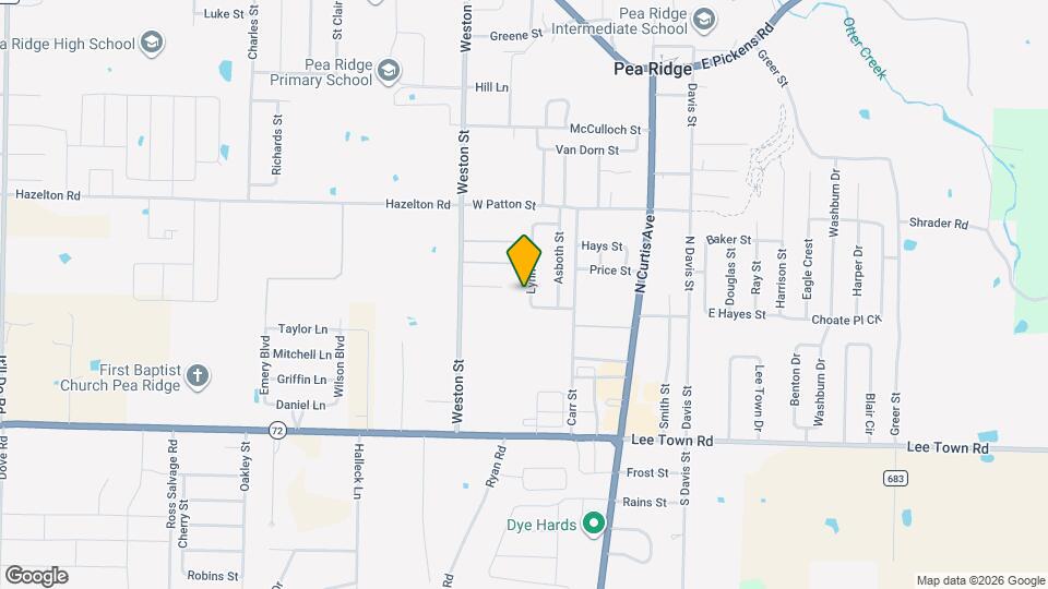 585 Lynn Dr Map and Location Details