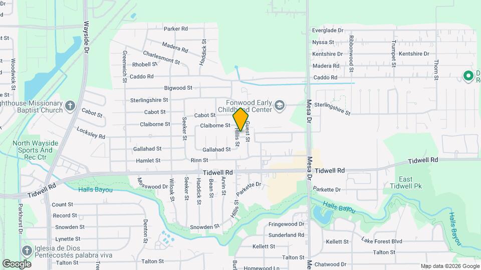 9702 Hillis St Map and Location Details