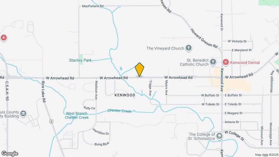 2002 W Arrowhead Rd Map and Location Details