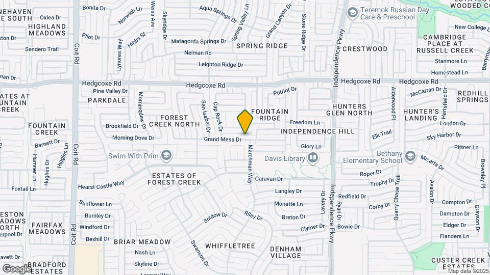 3405 Grand Mesa Dr Map and Location Details