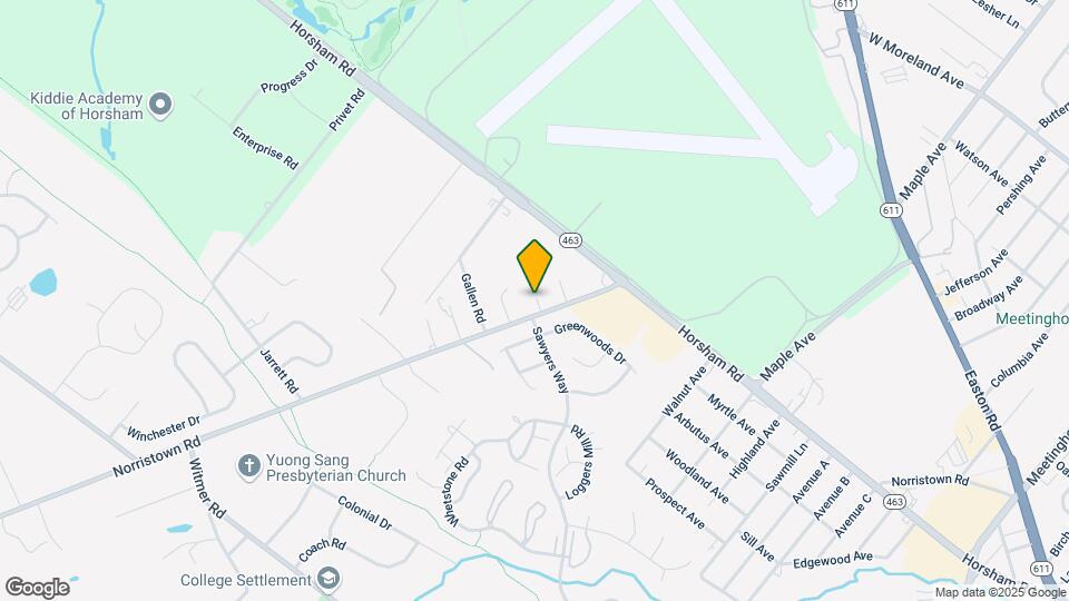 412 Norristown Rd Map and Location Details