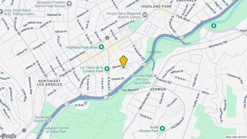 5840 Benner St Map and Location Details